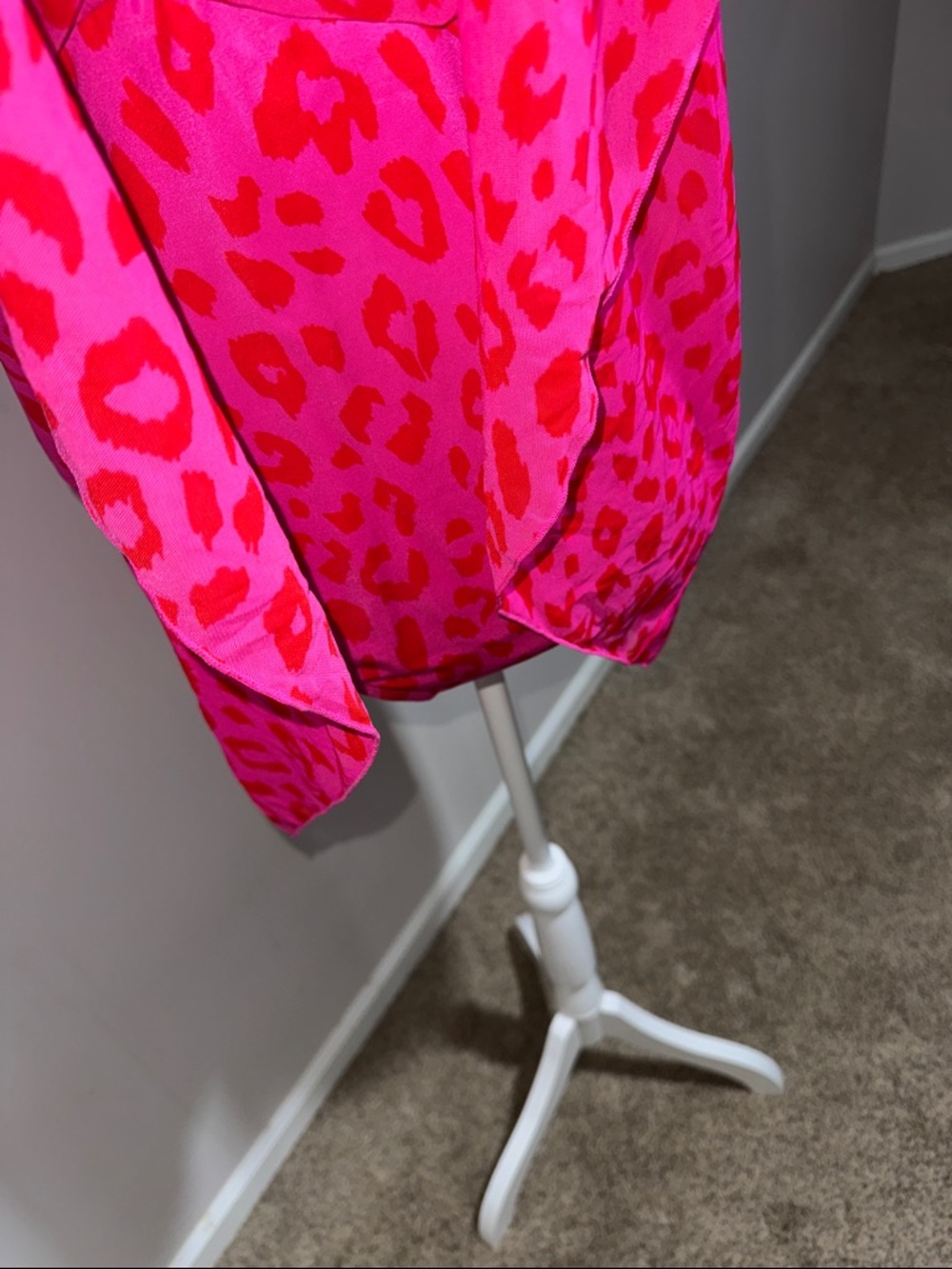 Lane Bryant Hot Pink & Bright Pink Animal Print One-Piece Swimdress - Picture 5 of 13